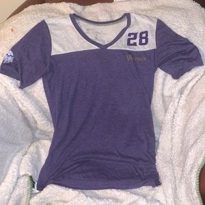 NFL Vikings 28 Peterson T-shirt Jersey